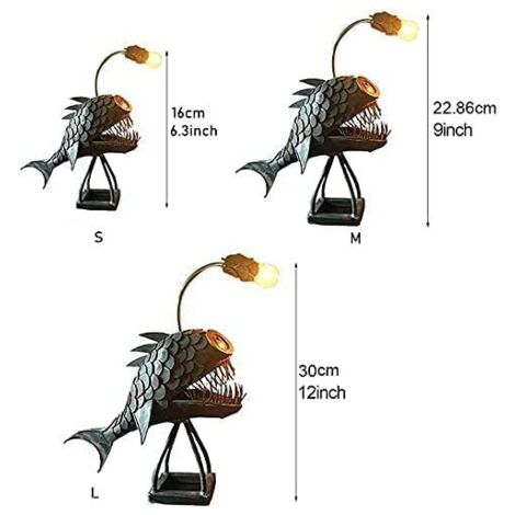 Lampe de table de style steampunk, lampe de table de style steampunk avec lampe de requin USB rustique, lumières de nuit à la main, lampes de livre, décoration industrielle créative pour la maison/le