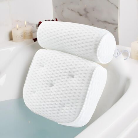 Milageto Coussin De Bain Complet Pour Baignoire, Ventouses