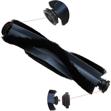 Tubes D'Aspirateur Universels VHBW - Lot De 2 - 50 Cm, Raccord 35 Mm - Compatible Makita 0088381703604 - Noir/Argenté