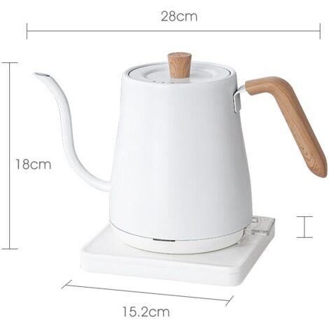 Donnagelia Bouilloire Thé Café 1,2L - Acier Inoxydable - Portable Pour Camping, Randonnée - Avec Poignée Et Couvercle