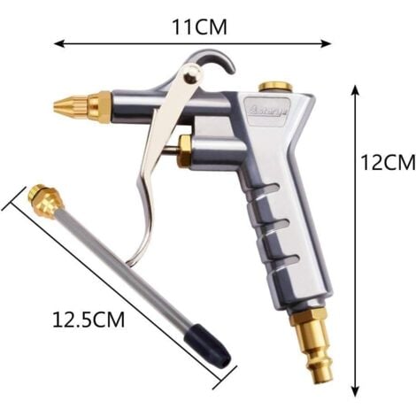 Pistolet à air Soufflette à air comprimé Raccord rapide Soufflettes haute pression Pistolets de soufflage pneumatique