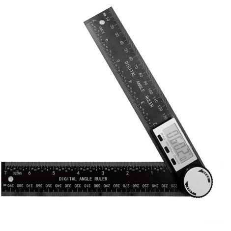 EJ.life niveau de goniomètre Règle d'angle numérique 2in LED outil de