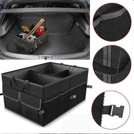Rangeur Voiture Oxford Organisateur Coffre Voiture Flaconi - Tissu Oxford Imperméable, Pour SUV, Voiture, MVP Flaconi Rangement Auto - 3