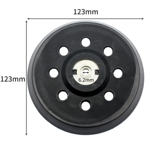 Applicable Plateau de Poncage 125mm Plateau Ponceuse pour Metabo sxe 425 SXE325/425/450/3125, Plateau Ponceuse Plateau de Ponçage Multi-outils