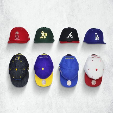 Acheter Fonken Porte-chapeau Mural Auto-adhésif Pour Casquette De Baseball, Crochets De Suspension Pour Chapeau Décontracté, Sans Perçage, Porte De Rangement Pour Placard, Crochet Pour Chapeau