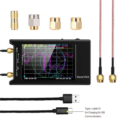 NanoVNA-H Analyseur Vectoriel 10kHz-1.5GHz V3.6 – Outil Pro Pour Antennes Et RF Amateurs !
