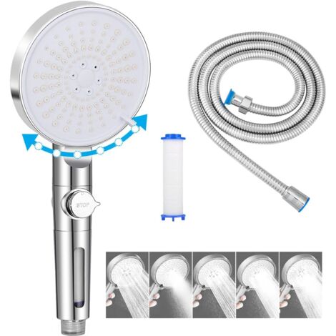 Pommeau De Douche Economie D'eau, Anti Calcaire Douchette Avec