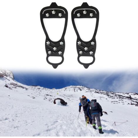 Hyran Crampons Neige, Crampons Pour Chaussures, Crampon Neige