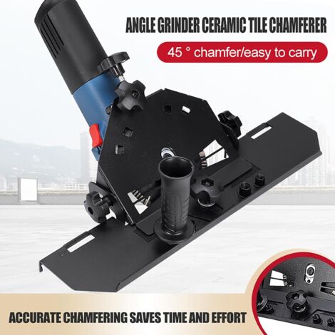 SURENHAP Chanfreineur De Carreaux De Céramique Machine De Découpe à 45 Degrés, Dispositif De Chanfreinage Quincaillerie Decoupeuse - Bricolage