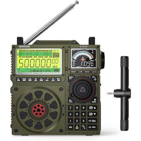 Antenne Télescopique Ondes Courtes 5,6 M - Acier Inoxydable, 14 Sections, Connecteur M10 - Pour Radio Amateur