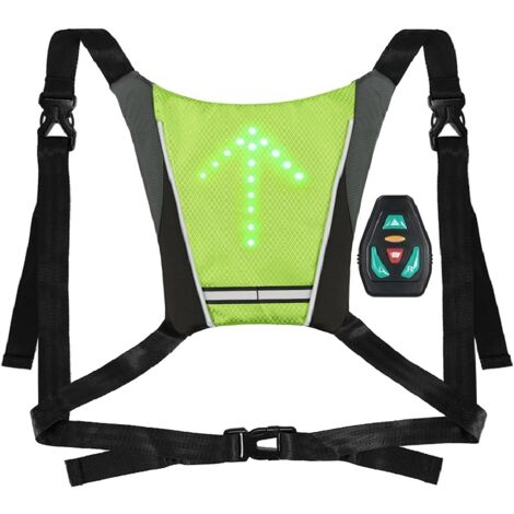Gilet De Course Avec Gourde 550ml - Réfléchissant, Léger - Pour Running, Trail, Randonnée - Noir - 6