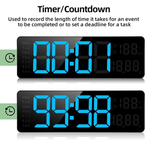 Horloges Aliexpress Digitale Horloges Horloge Murale Numérique