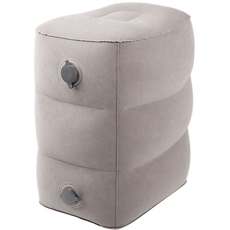 Oreiller De Voyage Gonflable Pour Enfant - Repose-pieds Réglable 3 Hauteurs Pour Avion