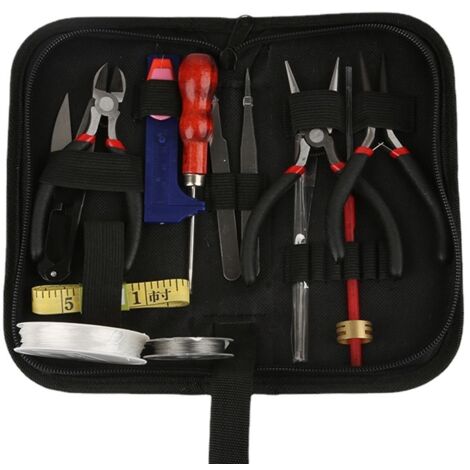 22 Pièces Trousse à Outils De Fabrication De Bijoux Pinces à Bijoux