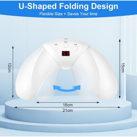 Appareil Traitement Laser Mycose Ongles, Portable Dispositif des Champignons des Ongles, Dispositif de Traitement Laser pour Mycose Ongles des Pieds Nettoyage et Réparation Ongles Traitement