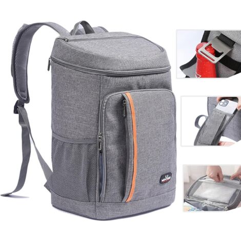 Sac à Dos Glacière Isotherme Linxor 23L - Sac Pique-Nique Confortable Avec Poches Et Sangles Réglables, Plusieurs Coloris