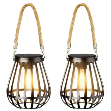 Lampes Solaires Jardin ROOR Lot De 8 – Blanches Chaudes – IP67 étanche – LED Ultra Lumineuses Pour Allée, Pelouse