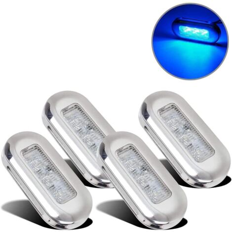 Bande LED Marine UV Violet 5M étanche IP68 - Pour Pont Bateau, Remorque, éclairage 12V