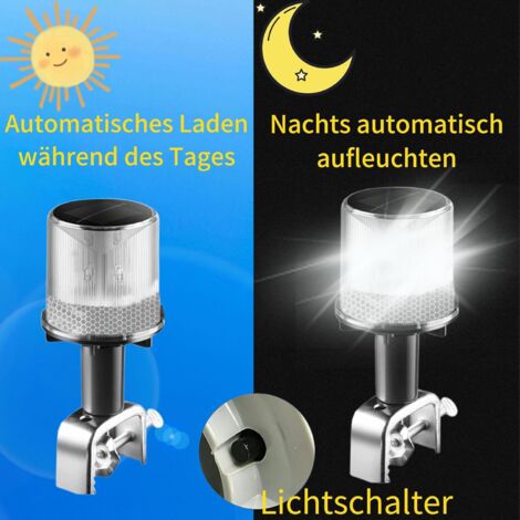 Feu D'ancrage LED Blanc Pour Bateau – 12-24V, 3 NM, 6 Pouces, étanche