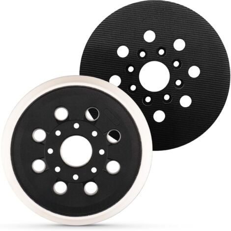 Lot de 2 disques de ponçage professionnels de 125 mm pour Bosch GEX 125-1 AE, 8 trous auto-agrippants, disques de ponçage pour ponceuse excentrique PEX 220 A & AE, plaque de ponçage