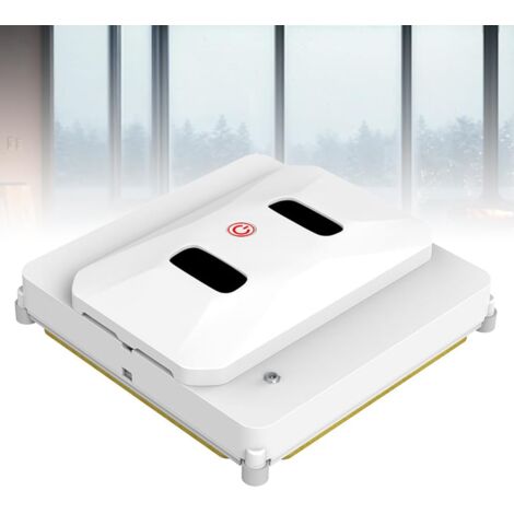 Robot Laveur De Vitres Intelligent AOQUFUL - Double Pulvérisation, Télécommande, Appli, Aspiration 2800 Pa, Sécurité UPS
