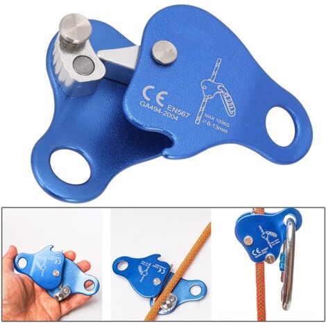 Anneau De Rappel Escalade 20KN - Alliage Aluminium-magnésium, Diamètre 6.8 Cm, Pour Arbre, Sculpture, Travail Cordé - 8