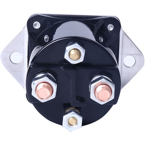 Solénoïde/Relais 12V 4 Broches - Compatible Club Car Et Autres - Remplace Référence 1013609 - En Métal