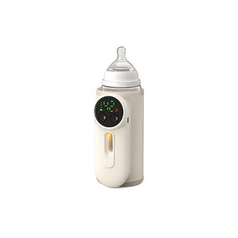 Chauffe-biberon Portable USB - 21 Niveaux De Température, écran LCD, Pour Voiture, Voyage, Maison (bleu)