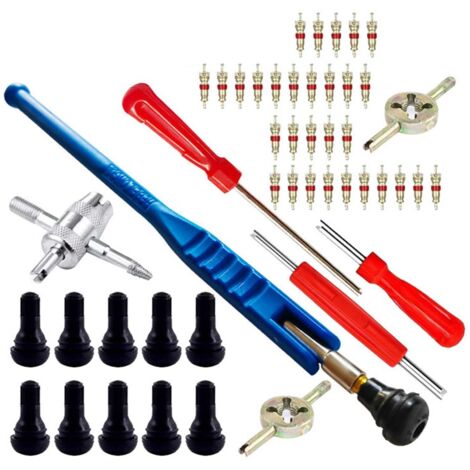 Lot De 6 Réducteurs De Valve Pneu Grand Alésage - Adaptateur Laiton Robuste