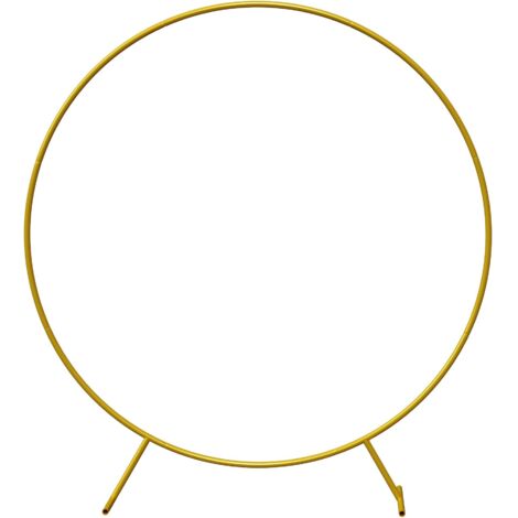 Lot De 2 Arches Métalliques Dorées Pour Décorations De Fête - Taille 7,2 X 1,1 M - Pour Mariage, Anniversaire, événements
