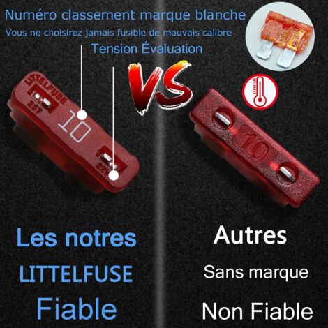 Assortiment De Fusibles à Lame Standard 60 Pcs