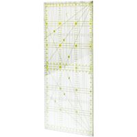 Règle De Patchwork QWORK 15x30 Cm - Avec Guide Angles | Pour Quilting, Couture Et Mesures Précises