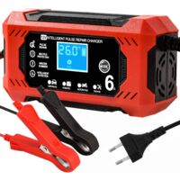 Chargeur De Batterie 12V 6A Intelligent - Pour Voiture, Moto, Camion - Fonction Réparation