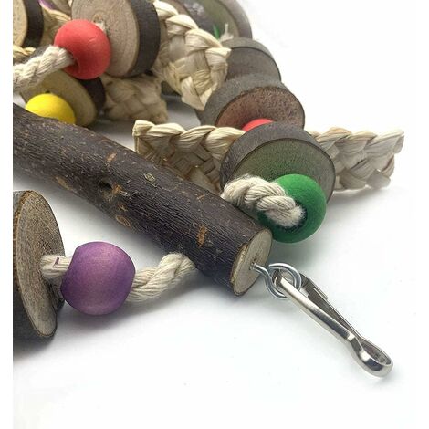 Lot De 2 Balles En Rotin Pour Oiseaux - Jouets à Mâcher Pour Perroquets, Aras, Cacatoès, Calopsittes