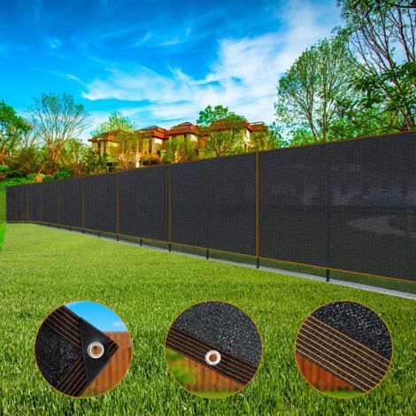Filet D'ombrage Jardin 85% UV - Tissu Marron 4x7 M - Pour Pergola, Terrasse, Serre, Poulailler - Protection Solaire Et Intimité - 4