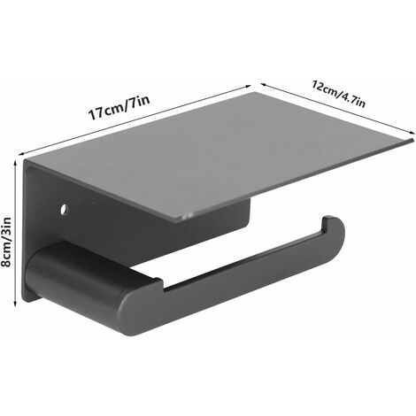 Porte-Mouchoirs En Acier Inoxydable CABILOCK - Design Rond - Facile à Installer Salle De Bain