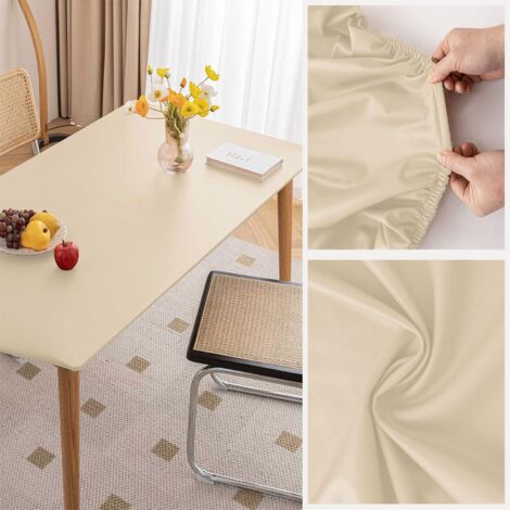 Film Protection Table Transparent KARAT 40x40cm - PVC 1.6mm Antidérapant - Imperméable Alimentaire - Bords Biseautés