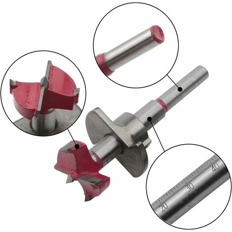 Foret Forstner Prix Foret Forstner 30Mm Pour Bois Durs Et Tendres, Mèches Forestières, Longueur 90Mm, Diamètre D Foret Forstner Extérieur
