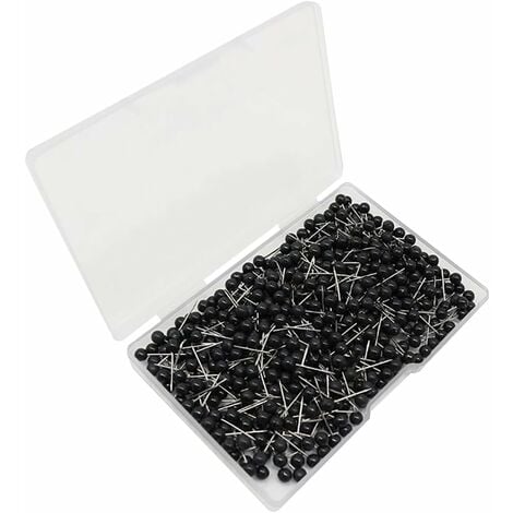 NUOBESTY Lot De 100 Punaises Murales Artistiques à Tête Plate Et Ronde