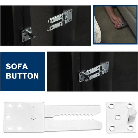 10 Connecteurs Plastique Pour Meubles – Assemblage Canapé, Table, Armoire, Fixation Rapide Sans Outil