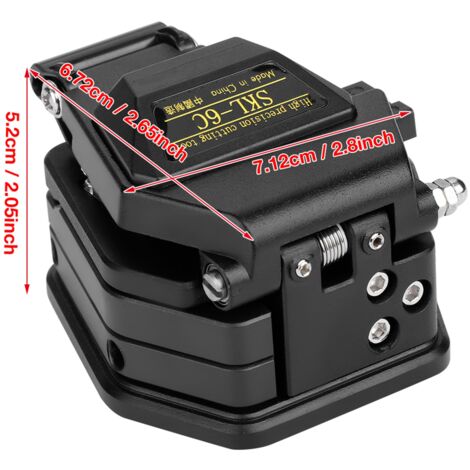 Coupe-fibre Optique De Précision SKL-6C - Pour Câble 125µm, Portable Avec Sac