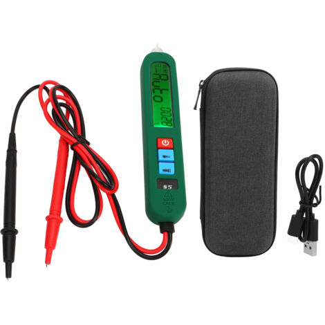Multimètre Stylo Fasizi A3004 - Testeur Tension AC/DC Sans Contact - Auto Range 4000 Counts