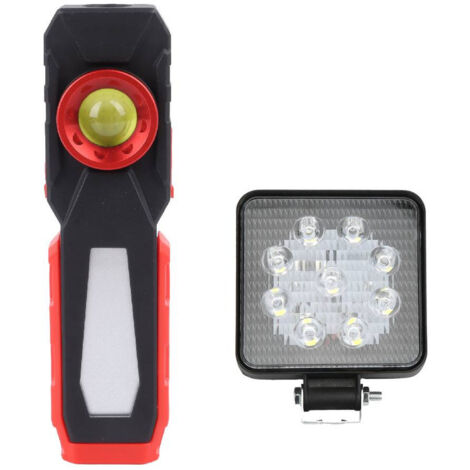 Projecteur De Travail LED 36W 12V Ovale - Pour Tracteur, Voiture, Offroad, étanche IP67