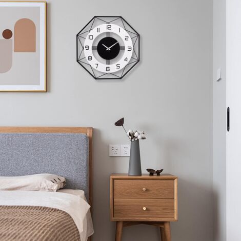 Horloge Murale Silencieuse En Forme De Dent Acrylique Miroir - Design Moderne Pour Chambre Ou Bureau - 27x25 Cm - 6