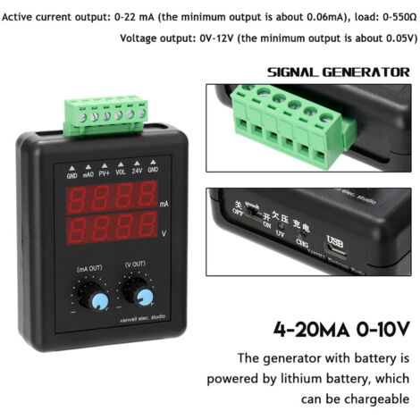 Générateur De Signal Réglable 4 20 MA   FDIT   JS 420ISG S 3L