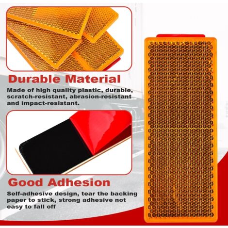 Réflecteur Catadioptre Rond Pour HON&DA NC750D Pour Integra Autocollant De Réflecteur Arrière De