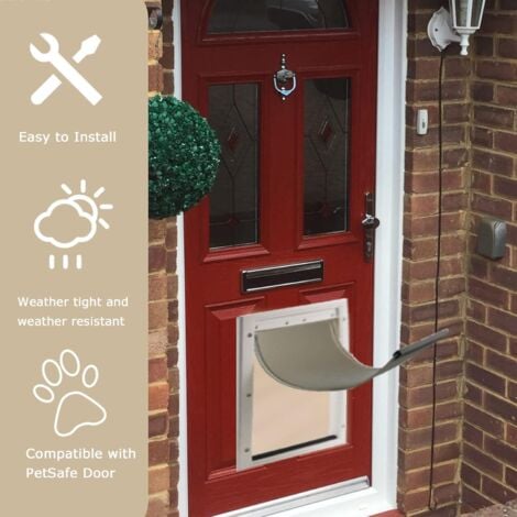 PAC11-11039 Pet Door Replacement Flaps for Dog and Cat, Doggie Replacement Flap Doors Compatible with PetSafe,  Size： 4326cm