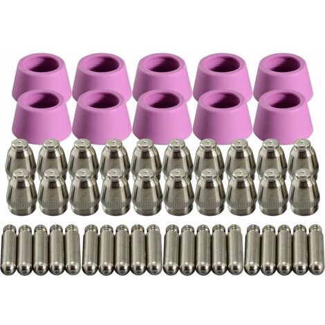 Pack Consommables Plasma Compatibles SG55 AG60 WSD60 – Buses, électrodes, Coques De Protection