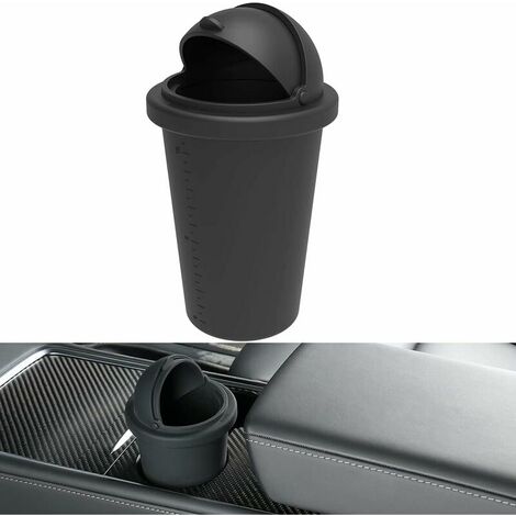 Mini poubelle universelle pour voiture, porte-gobelet, poubelle