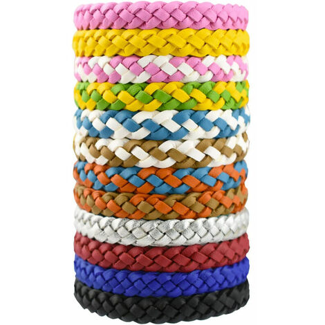 Bracelets anti-moustiques Surrme - Paquet de 15 bracelets anti-insectes  pour enfants et adultes, bracelet anti-insectes, bracelet à la citronnelle Bracelets  anti-moustiques sans DEET, accessoires de camping 